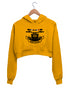 Quirkipedia LADAKH FLAG ON BIKE TRAVEL Wanderlust, Biker Womens Crop Hoodies